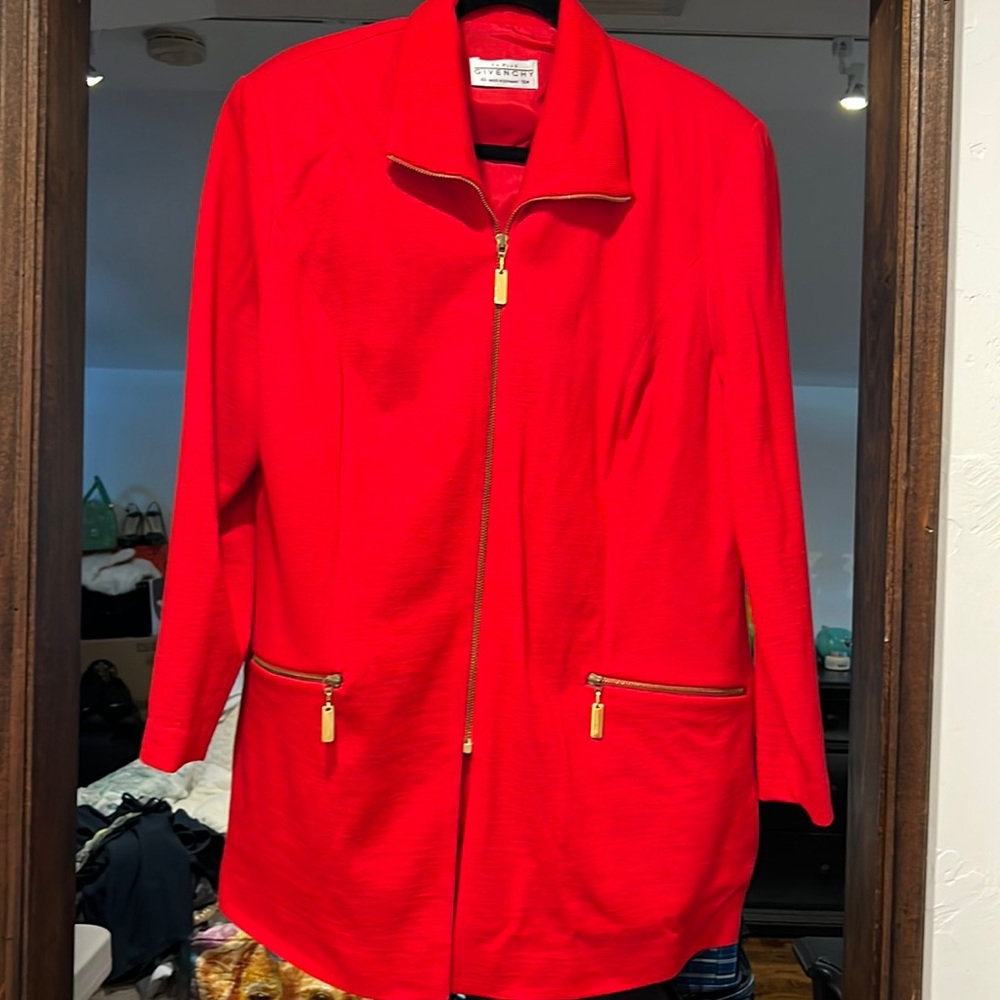 Givenchy En Plus 100% Shearing Wool Women’s Over Coat Size 16W - Picture 1 of 9